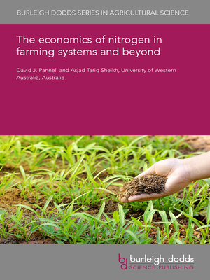 cover image of The economics of nitrogen in farming systems and beyond